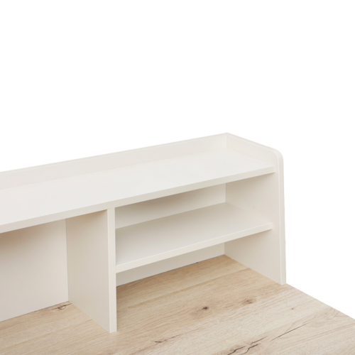 Tower Raflı Çalışma Masası - Ceviz / Krem 115,5x55x106 cm