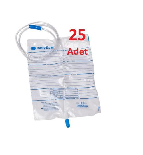 Easyflow Musluklu Steril Idrar Torbası 2000 Ml ( 25'li Paket )
