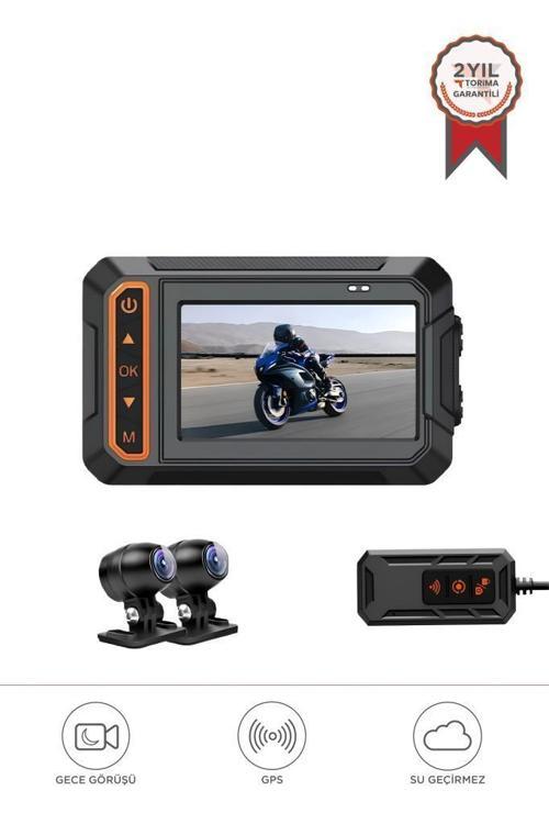 M5F Ultra Hd Wifi Panaromik Aksiyon Kamerası Motosiklet Gözetleme Kamerası