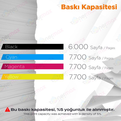 GI-40 Muadil Mürekkep Sarı / Pixma G5040 / Pixma G6040 / G7040 / GM2040 / GM4040