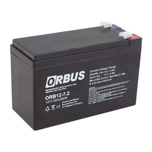 ORB12-7.2 12 Volt 7.2 Amper Akü (150x65x90 Mm)