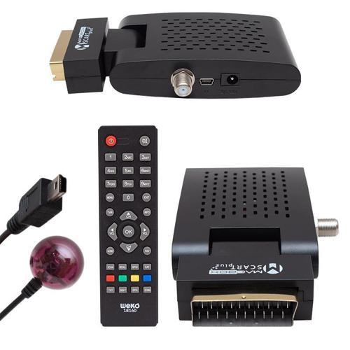 Scart Plus TKGS'li Scart Girişli Mini SD Uydu Alıcısı