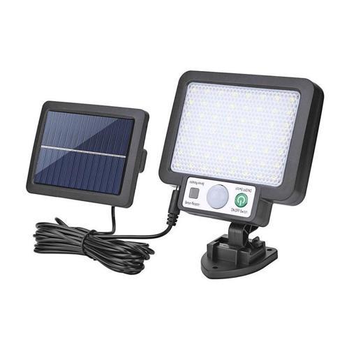 JX-F56 Solar Panelli Hareket Sensörlü Üç Modlu Duvar Lambası