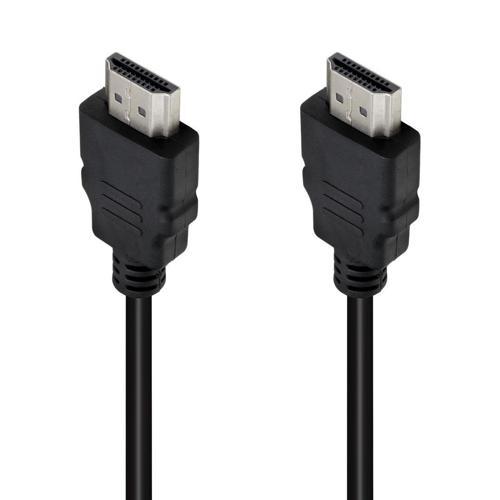 PM-31396 Plastik Düz Siyah 50 cm Poşetli HDMI Kablo