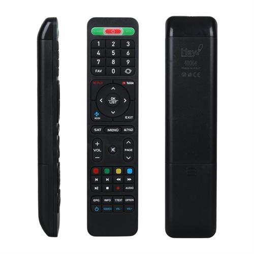 Hiremco Turbo 4K Netflix Youtube Tuşlu HD Uydu Kumandası