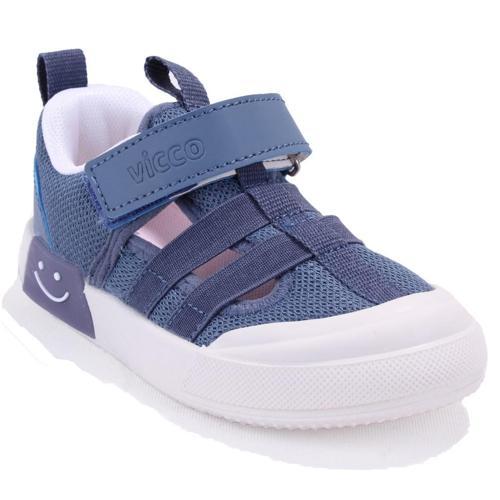 Momo 346P24Y145 Mavi Ortopedik Günlük Işıklı Erkek Çocuk Spor Ayakkabı