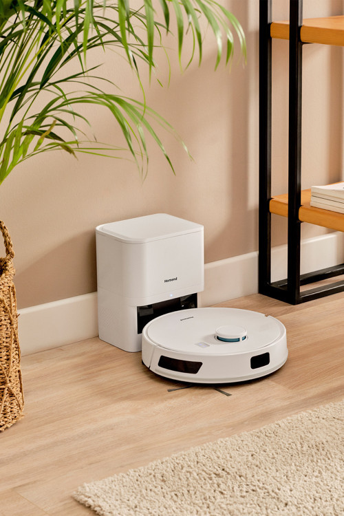 Alex Laser Power 1289h Otomatik Boşaltım Sistemli Yeni Nesil Moplu 5 Kpa Robot Süpürge Beyaz