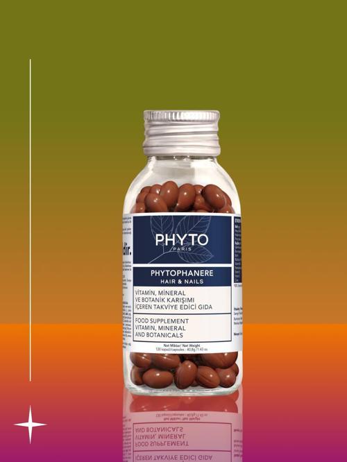 PHANERE SAÇ & TIRNAK- güç, uzama, hacim - Vitamin Mineral ve Botanik Karışımı İçeren Takviye Edici Gıda 120 Kapsül