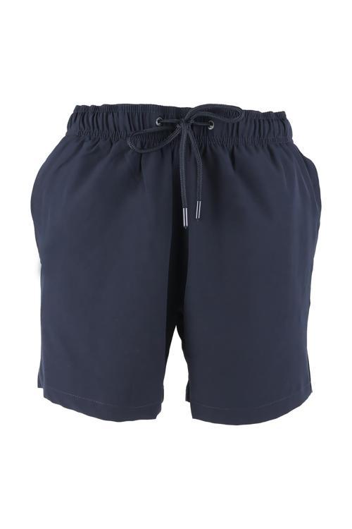 Erkek Deniz Şortu Cepli Pamuklu Polyester Su Yitici Özellik Tahriş Etmeyen Astar Lacivert BS-224