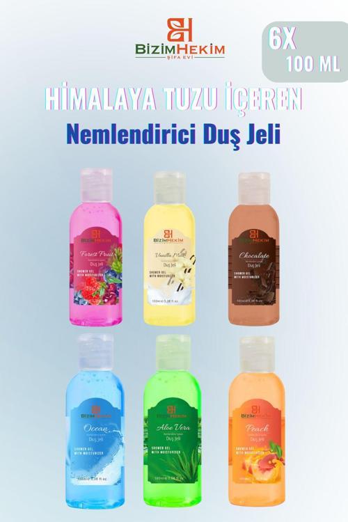 6 Adet, Nemlendirici, Himalaya Tuzlu, Banyo Ve Duş Jeli 6 X 100 Ml