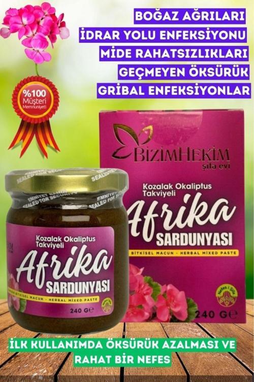 Afrika Sardunyası Macunu Özel Üretim Mentollü Okaliptuslu 240Gr