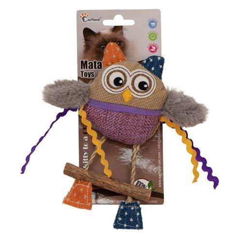 Catnipli Peluş Baykuş 16cm