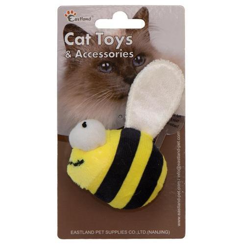 Catnipli Peluş Dijital Sesli Arı 6,5cm