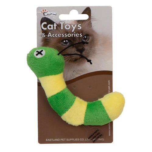 Catnipli Peluş Dijital Sesli Tırtıl 13cm