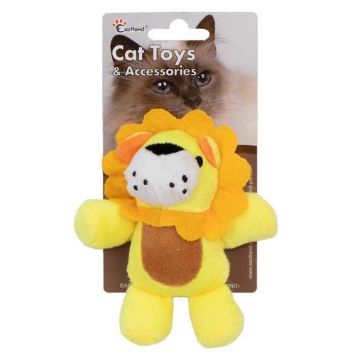 Kedi Otlu Peluş Aslan 12cm