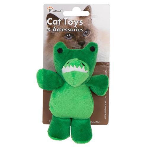 Kedi Otlu Peluş Timsah 12cm