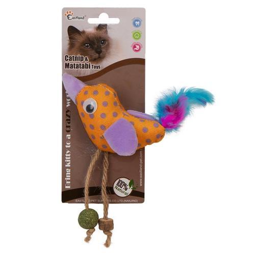 Matatabi Ve Catnipli Peluş Kuş 12cm