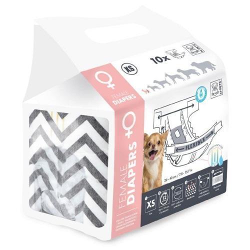 Diapers Dişi Köpekler İçin Külot (XS) 10'lu