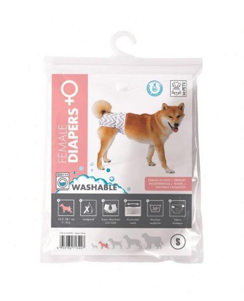 Dişi Köpekler İçin Yıkanabilir Külot (S)