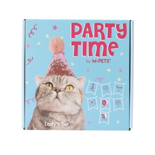 Party Time Dişi Kediler İçin Doğum Günü Seti