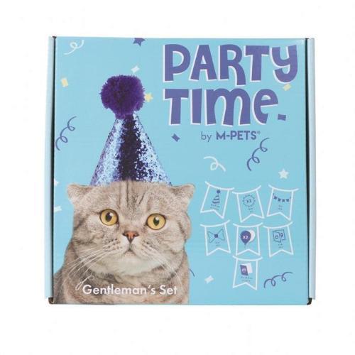 Party Time Erkek Kediler İçin Doğum Günü Seti