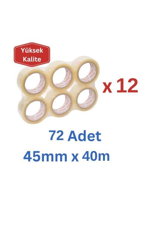 2011 Hotmelt Koli Bantı Şeffaf - 45mm X 40m - 72 Adet