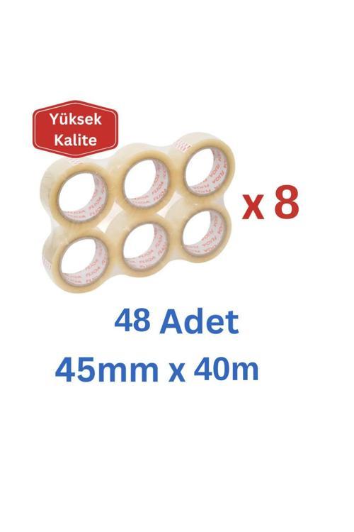 2011 Hotmelt Koli Bantı Şeffaf - 45mm X 40m - 48 Adet