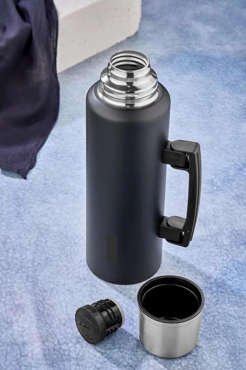 1.5 Lt Kulplu Paslanmaz Çelik Termos