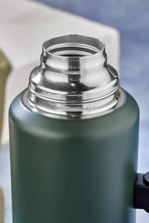 1.5 Lt Kulplu Paslanmaz Çelik Termos