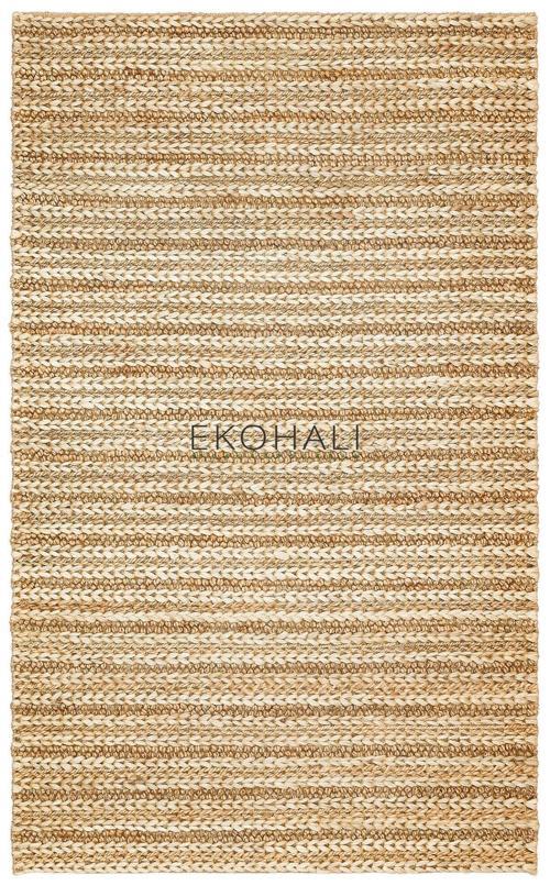 Netra Koleksiyonu Jüt ile üretilen el dokuma sisal kilim 1152 Natural XW