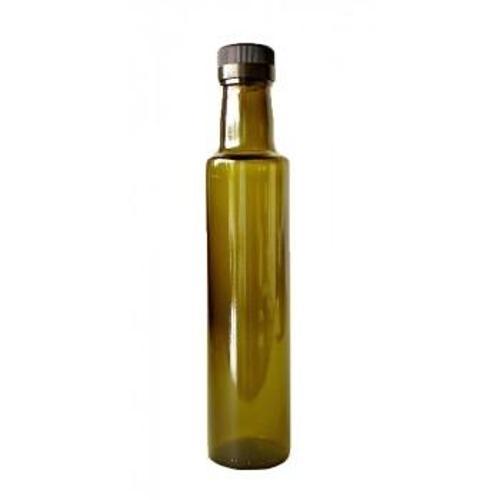 250 Ml Dorika Yeşil (Silindir Şişe) - Tıpa - Siyah Kapak