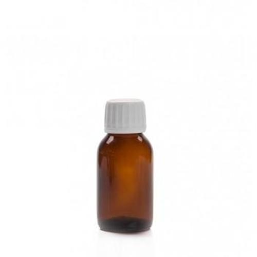 Şişe Amber Cam 50 Ml - Kahverengi Ecza Numune Şişesi 50cc Kapaklı