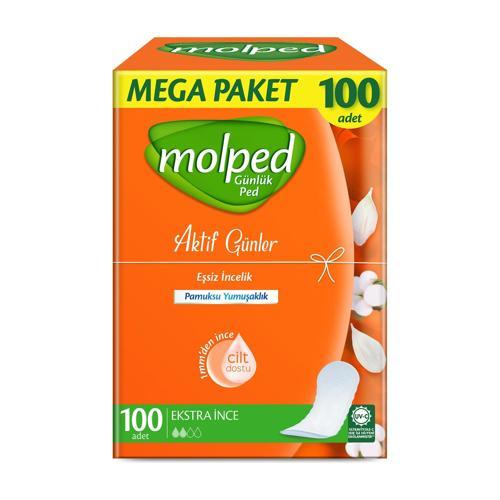 Mega Paket Aktif Günler Günlük Ped Ekstra İnce 100x6 600 Adet