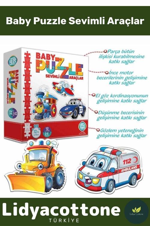 Premium Hafıza Güçlendiren Zeka Geliştirici Eğitici El Göz Koordinasyonu Baby Puzzle Sevimli Araçlar
