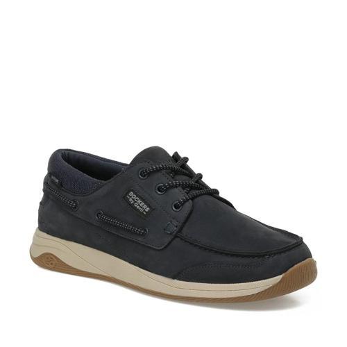 5P238588 5FX  ERKEK DERI AYAKKABI LACIVERT 40-45 Lacivert