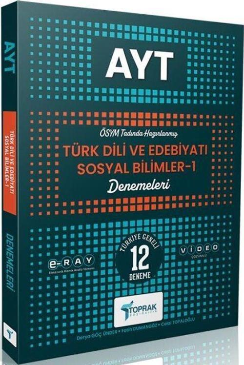 AYT Türk Dili ve Edebiyatı Sosyal Bilimler 1 Deneme Toprak Yayıncılık