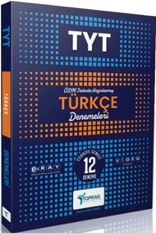 TYT Türkçe 12 li Deneme Kitabı Toprak Yayıncılık