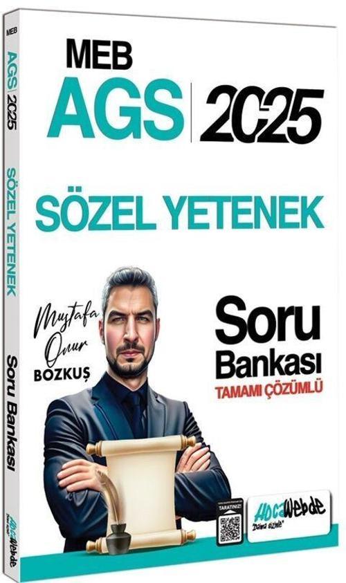 2025 MEB AGS Sözel Yetenek Tamamı Çözümlü Soru Bankası HocaWebde Yayınları