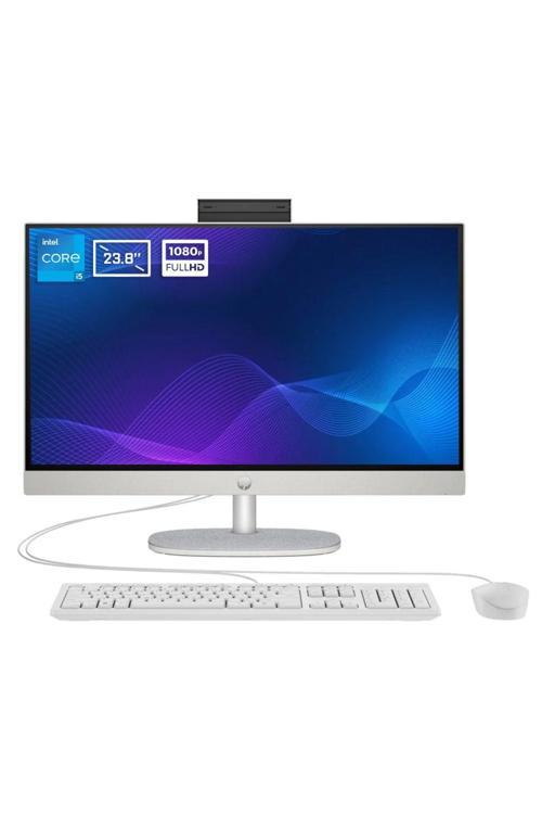 24-Cr0053Nt 80C03Ea Intel Core İ5-1335U 16Gb Ddr4 512Gb Ssd 23.8İnç Fhd Fdos Beyaz Aıo Bilgisayar