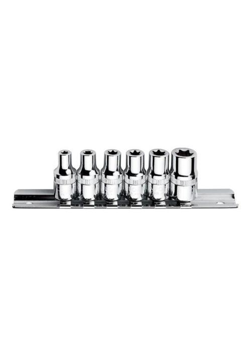 C06-r06 1/4” Dış Torx Lokma Anahtar Takımı 6 Parça
