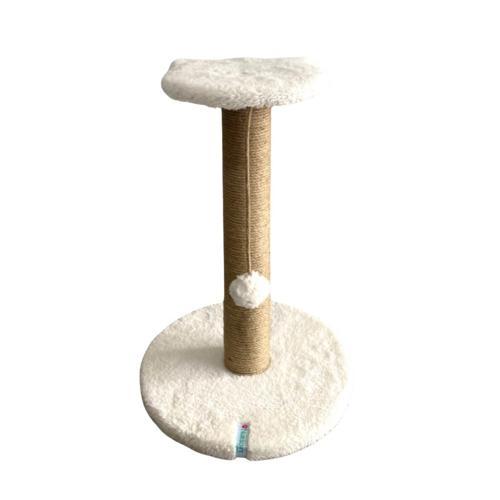 Pet Stepli Kedi Tırmalama Tahtası Beyaz