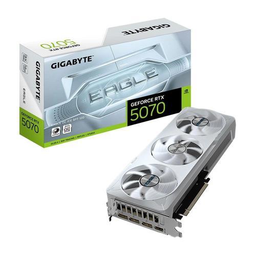 GeForce RTX 5070 Eagle OC ICE SFF 12GB DLSS 4 192 Bit GDDR7 Beyaz Ekran Kartı
