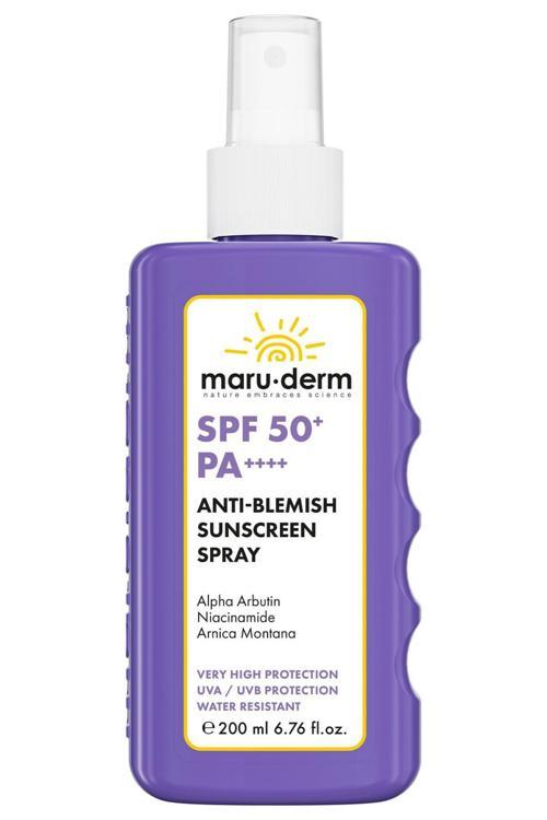 Maruderm SPF 50+ Leke Karşıtı Vücut Güneş Kremi Spreyi 200 ml