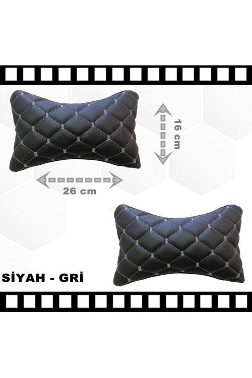 Aveo Sedan 2006-2012 Arası Oto Koltuk Boyunluk Suni Deri Ve Jarse 2 Adet