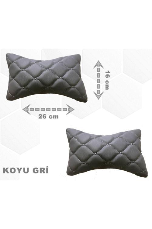 Alfa Romeo 156 2003-2005 Arası Oto Koltuk Boyunluk Suni Deri Ve Jarse 2 Adet