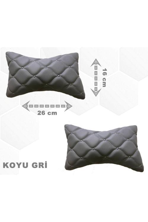 C-Max 2015-2020 Arası Oto Koltuk Boyunluk Suni Deri Ve Jarse 2 Adet