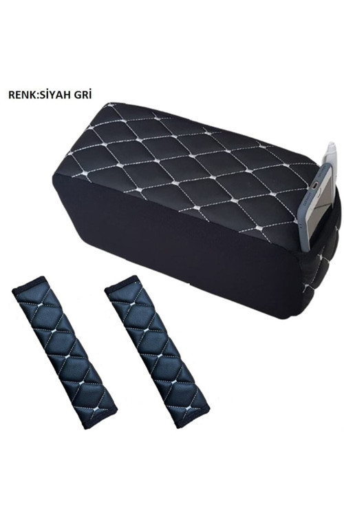 Renault 9 Spring Emniyet Kemer Konforu+Kolçak Siyah Gri