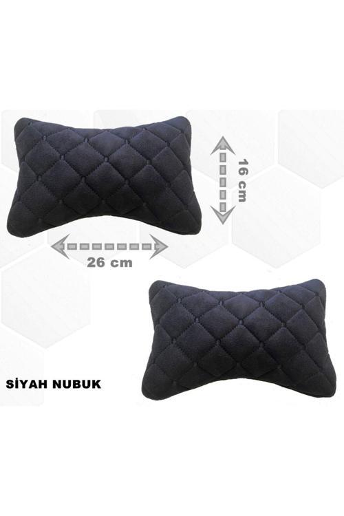 Nissan Juke 2010-2019 Arası Oto Koltuk Boyunluk Suni Deri Ve Jarse 2 Adet