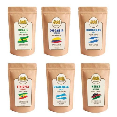 Varyantlı Gold Stone Speciality Yöresel Kahveler 6 X 50 Gr Tanışma Paketi