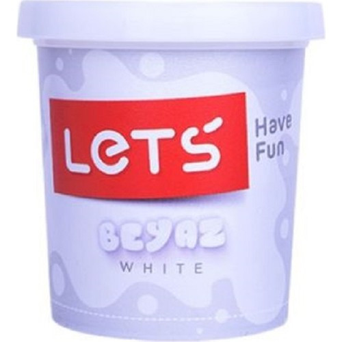 Tek Renk Oyun Hamuru Beyaz 115 Gram L8440-5 (24 Lü Paket)